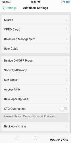 How to Transfer Apps to SD Card on Oppo A3s