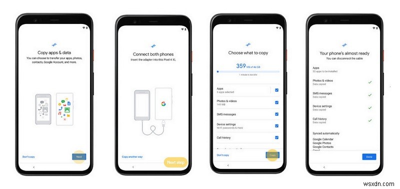 Transfer Data from Pixel to Pixel: Desktop and Mobile Solutions