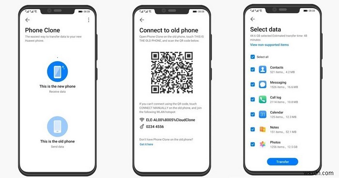 How to transfer data from Oppo phone to Huawei