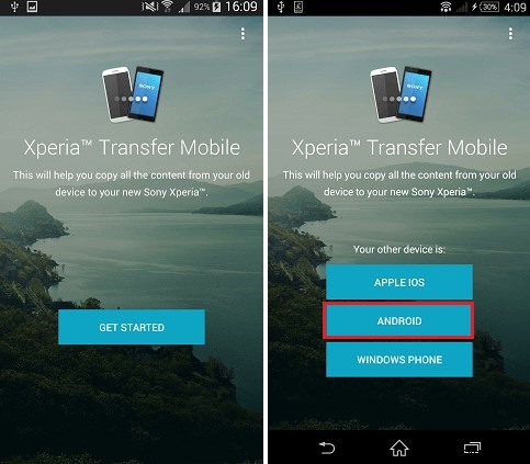 How to Transfer Data from Xperia to Xperia
