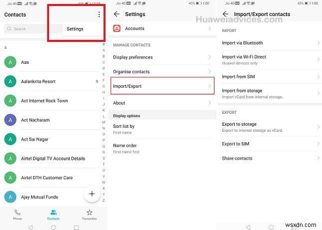 How to Transfer Contacts from Huawei to the iPhone