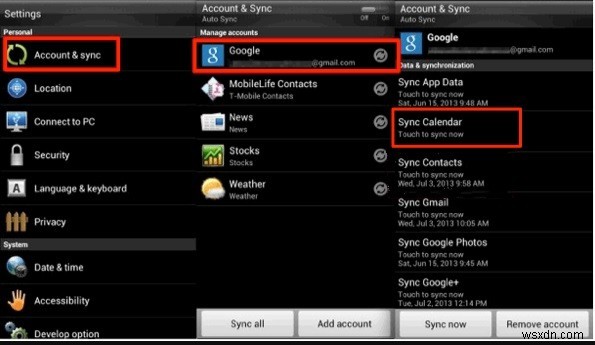 Top 3 Ways to Transfer Calendar from Android to Android