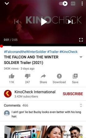 How to Share YouTube Video on WhatsApp