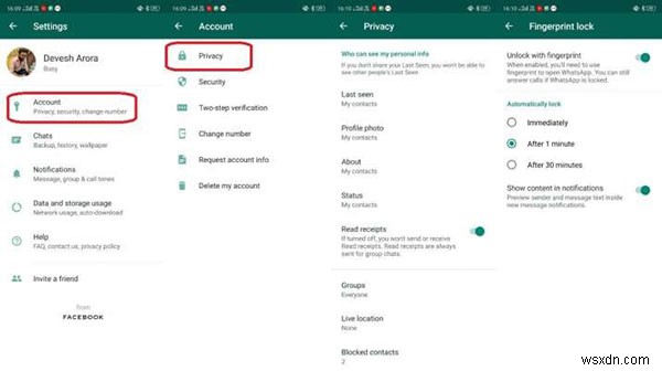 How to Unlock Someone or Chats on WhatsApp
