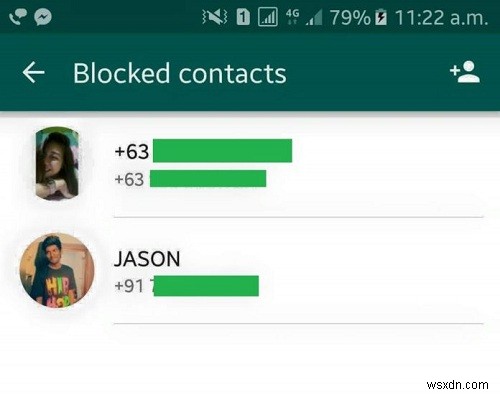 How to Delete Blocked Contacts on WhatsApp