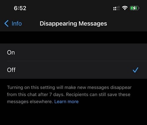 Things You Should Know About WhatsApp Disappearing Messages