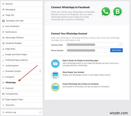 How to Add a WhatsApp Business Number on the Facebook Page