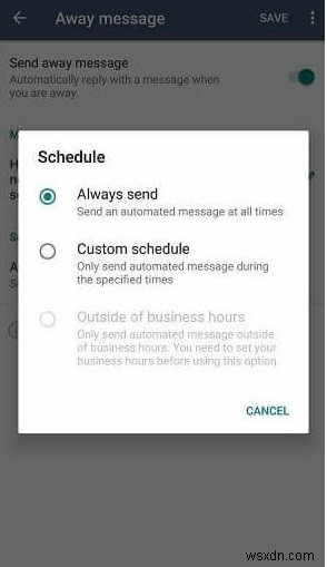 WhatsApp Business Auto Reply Best Practice 2020