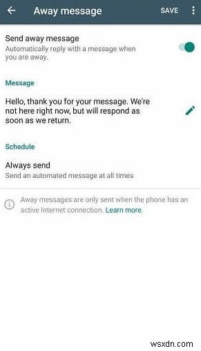 WhatsApp Business Auto Reply Best Practice 2020