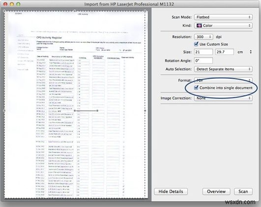 How to Combine Scanned Documents into PDF on macOS