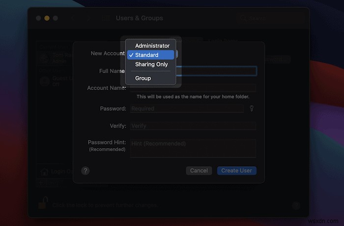 How to Add a New User Account on Mac