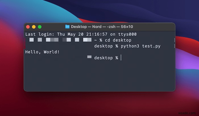 How to Run a Python Script on Mac