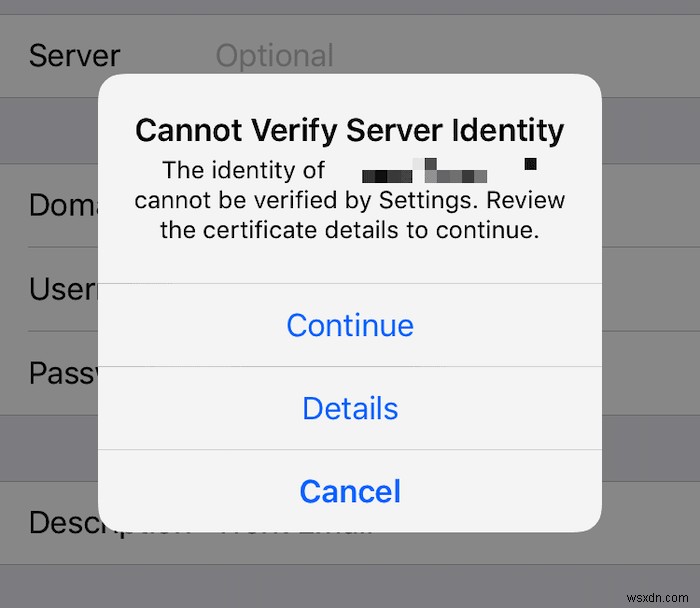 How to Fix “Cannot Verify Server Identity” Errors for Apple Devices