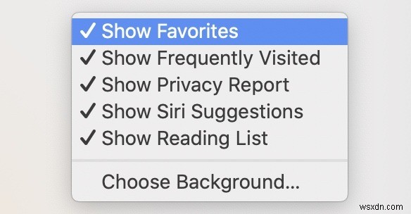 How to Customize the Safari Homepage on macOS