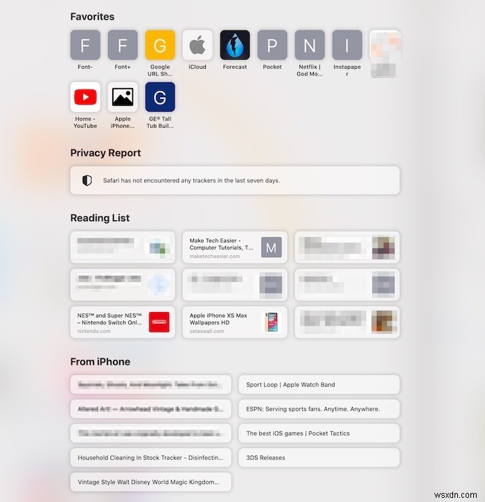 How to Customize the Safari Homepage on macOS
