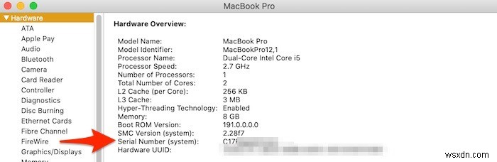 Six Ways to Check Your Mac or Macbook Serial Number