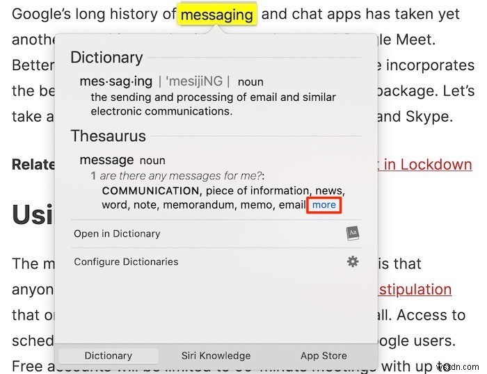 Fastest Ways to Look Up Word Definitions on Mac