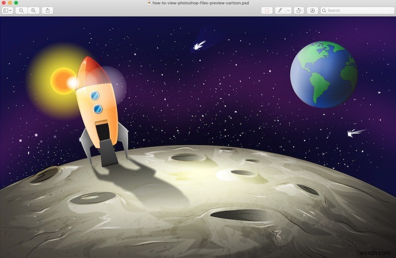 How to View Photoshop Files on a Mac without Photoshop