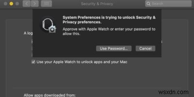 How to Use “Approve with Apple Watch” on macOS Catalina