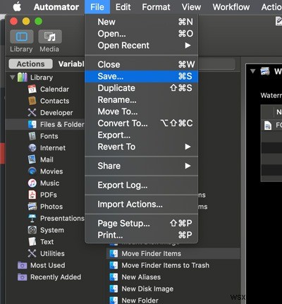 How to Watermark PDF Pages Using Quick Actions in macOS