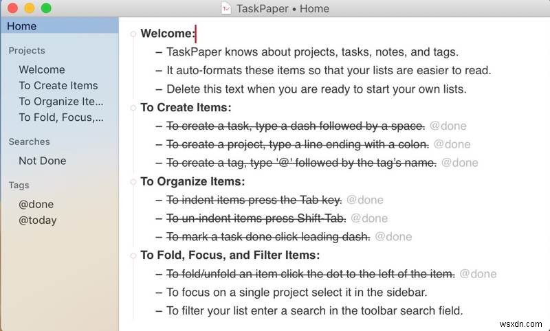 How to Turn Plain Text into a Powerful Task Management System with TaskPaper