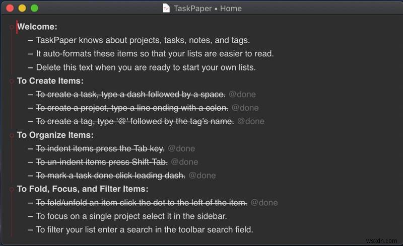 How to Turn Plain Text into a Powerful Task Management System with TaskPaper