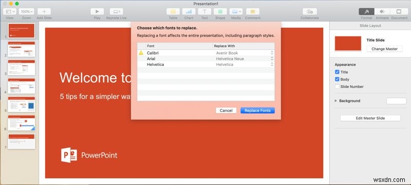 How to Convert PowerPoint Slides to Mac Keynote Presentation