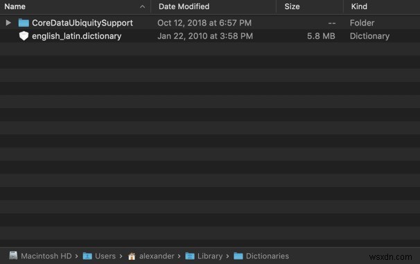 Customizing the Dictionary App on macOS