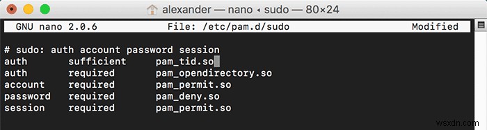 How to Use Touch ID to Authenticate Sudo Commands on a Mac