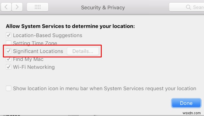 How to Disable Location Tracking in macOS High Sierra
