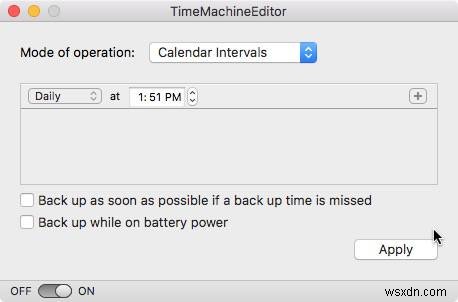 How to Modify the Time Machine Backup Schedule for Mac