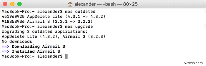 How to Update Apps using Terminal on a Mac