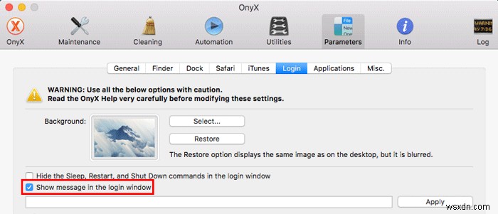 Adjust Hidden Mac Preferences with Onyx
