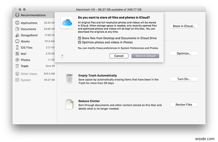 Understanding macOS Sierra’s Purgeable Space and How to Use It to Optimize Your Hard Drive Space
