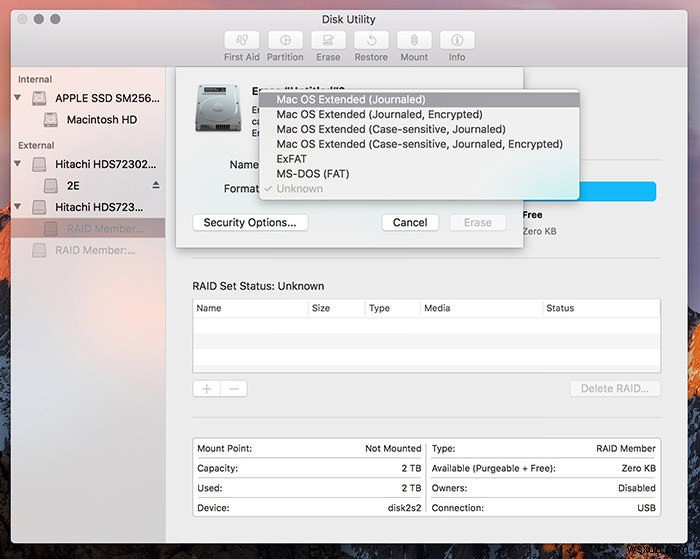 How to Set Up RAID in macOS Sierra