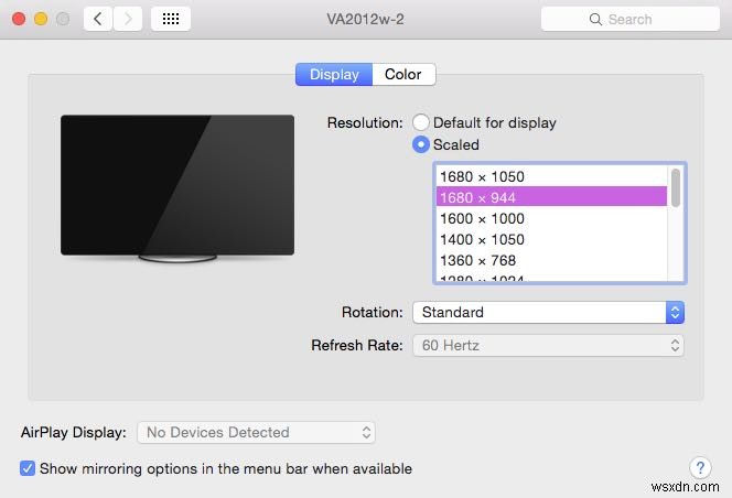 Setting Custom Resolutions for Displays in Mac OS X