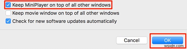 How to Place iTunes MiniPlayer on Top of All the Windows on Your Mac