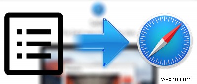 Import Data into Safari from Another Web Browser