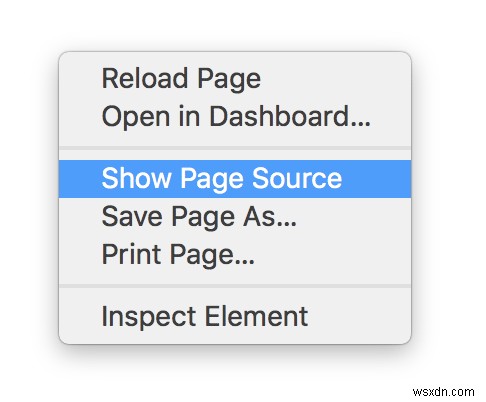 How to View the Source Code of a Webpage in Safari on Mac