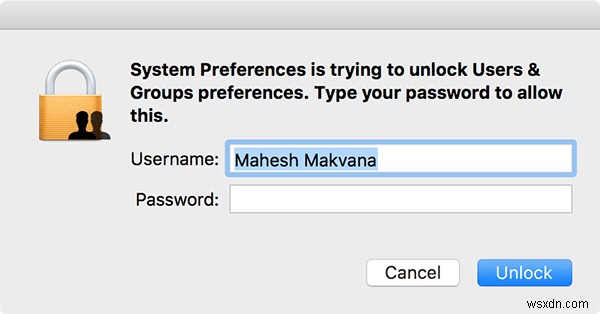 Remove Your Name from the Menu Bar of Your Mac