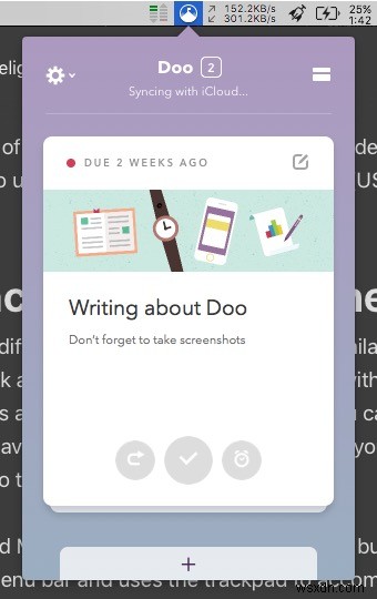 Doo – A Fun and Delightful Reminder and To Do App for Mac and iOS