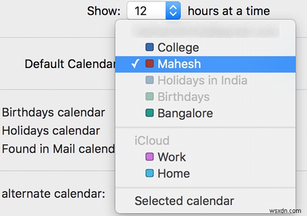 How to Set the Default Calendar in OS X and iOS