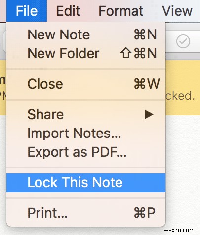 How to Lock the Notes on Your Mac