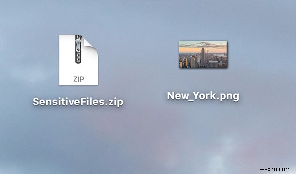 How to Hide a ZIP Archive in an Image File on a Mac