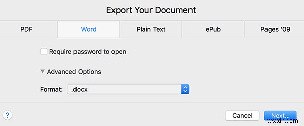How to Convert Pages Files to Microsoft Word Format