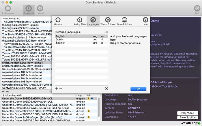 Search Subtitles for Your Movies with FlixTools Lite [Mac]