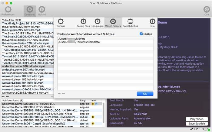 Search Subtitles for Your Movies with FlixTools Lite [Mac]