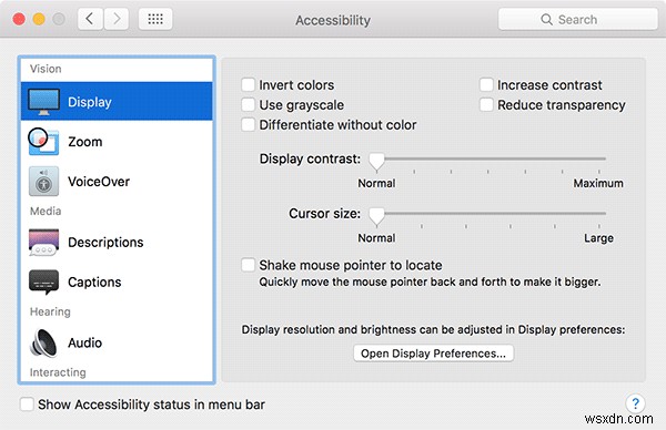 How to Stop the Cursor from Getting Bigger in OS X El Capitan