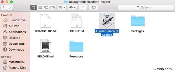How to Change the Default Font to Lucida Grande in OS X El Capitan