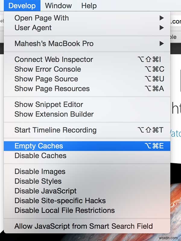 How to Clean the Cache in Safari on Your Mac